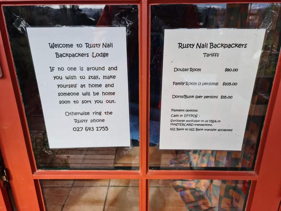 Ostello Rusty Nail Backpackers Taihape Esterno foto